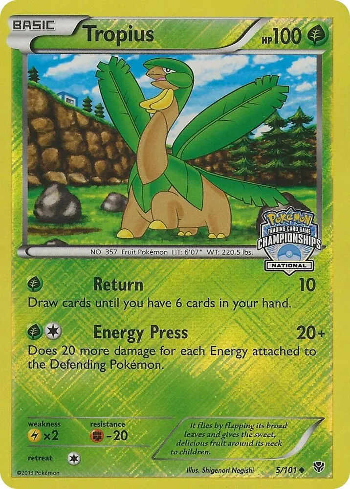 Tropius — League & Championship Cards — Pokemon