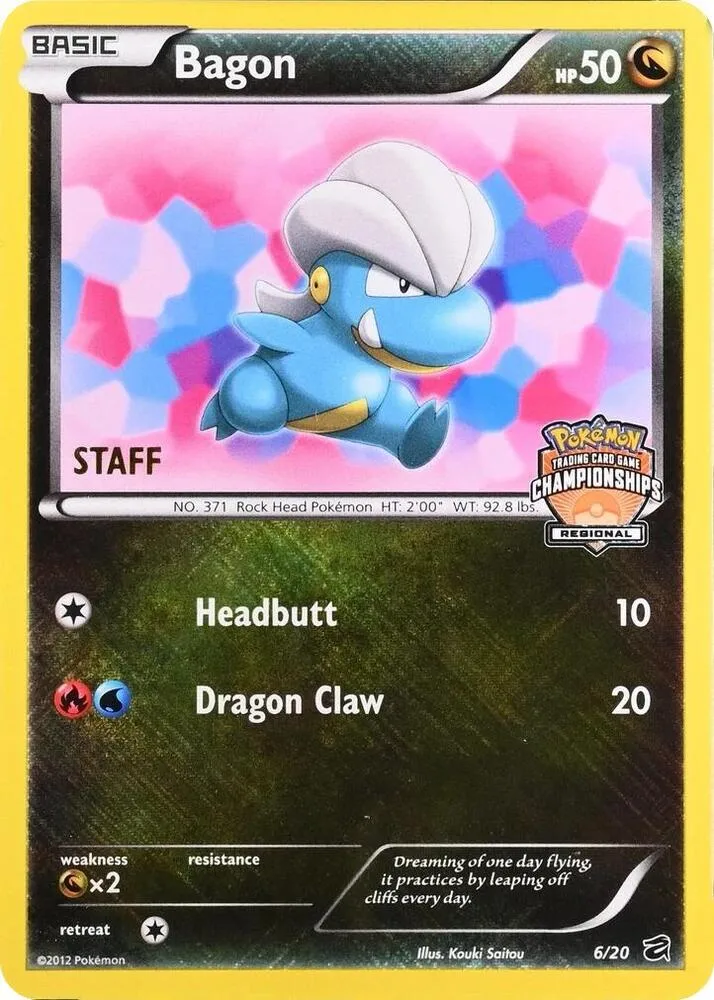 Bagon — League & Championship Cards — Pokemon