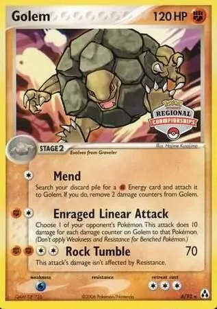 Golem — League & Championship Cards — Pokemon