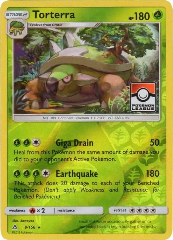 Torterra — League & Championship Cards — Pokemon