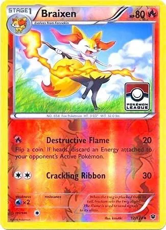 Braixen — League & Championship Cards — Pokemon
