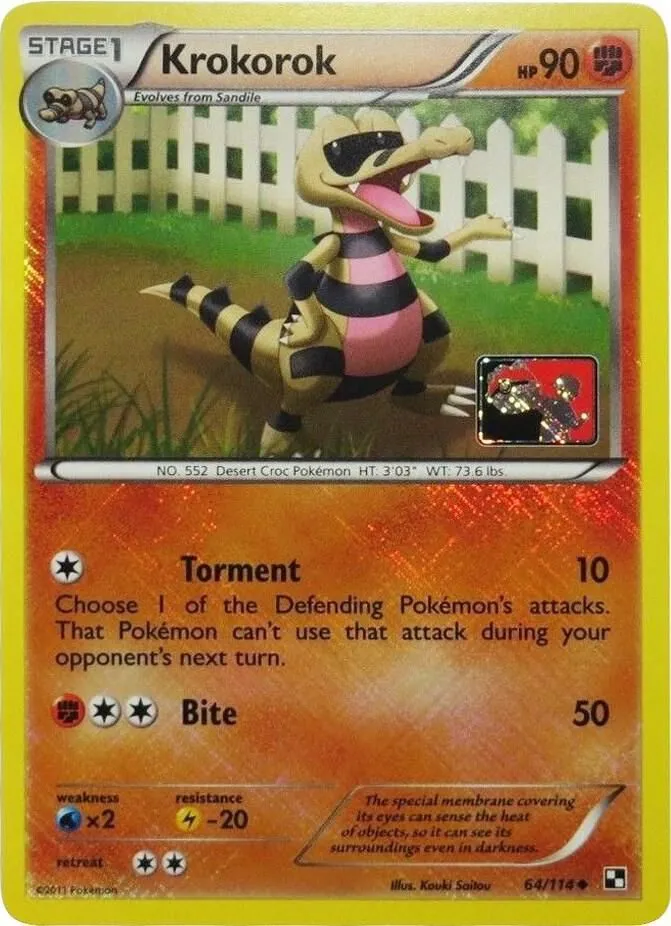 Krokorok — League & Championship Cards — Pokemon
