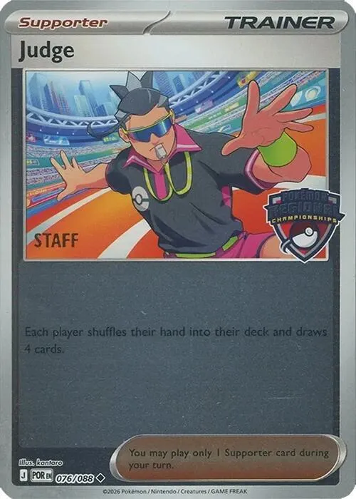 Judge — League & Championship Cards — Pokémon