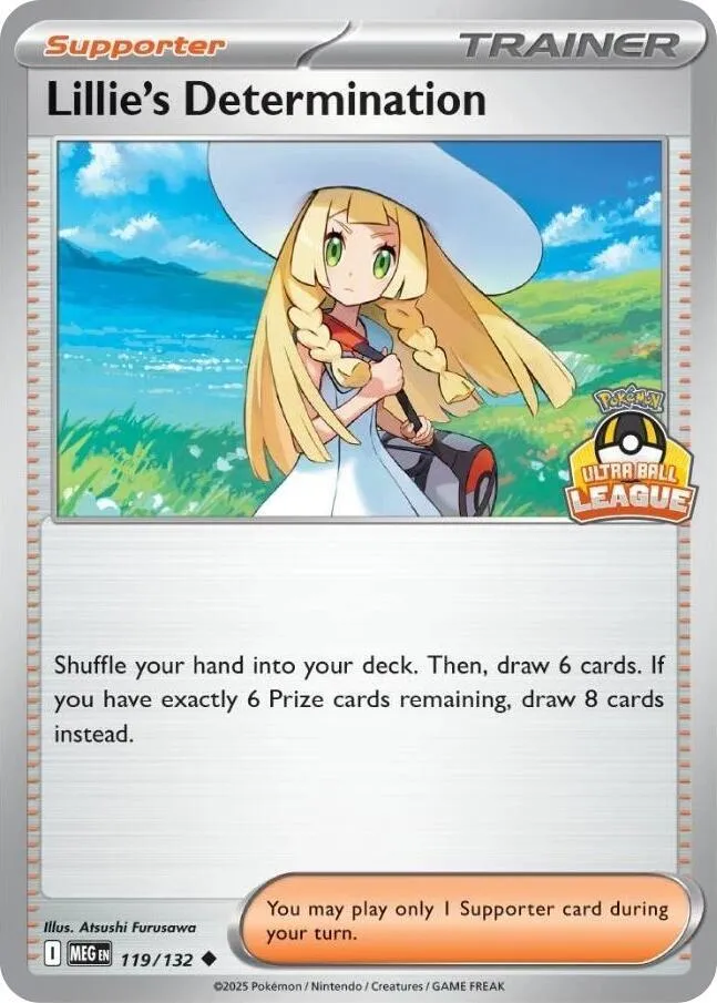 Lillie's Determination — League & Championship Cards — Pokémon