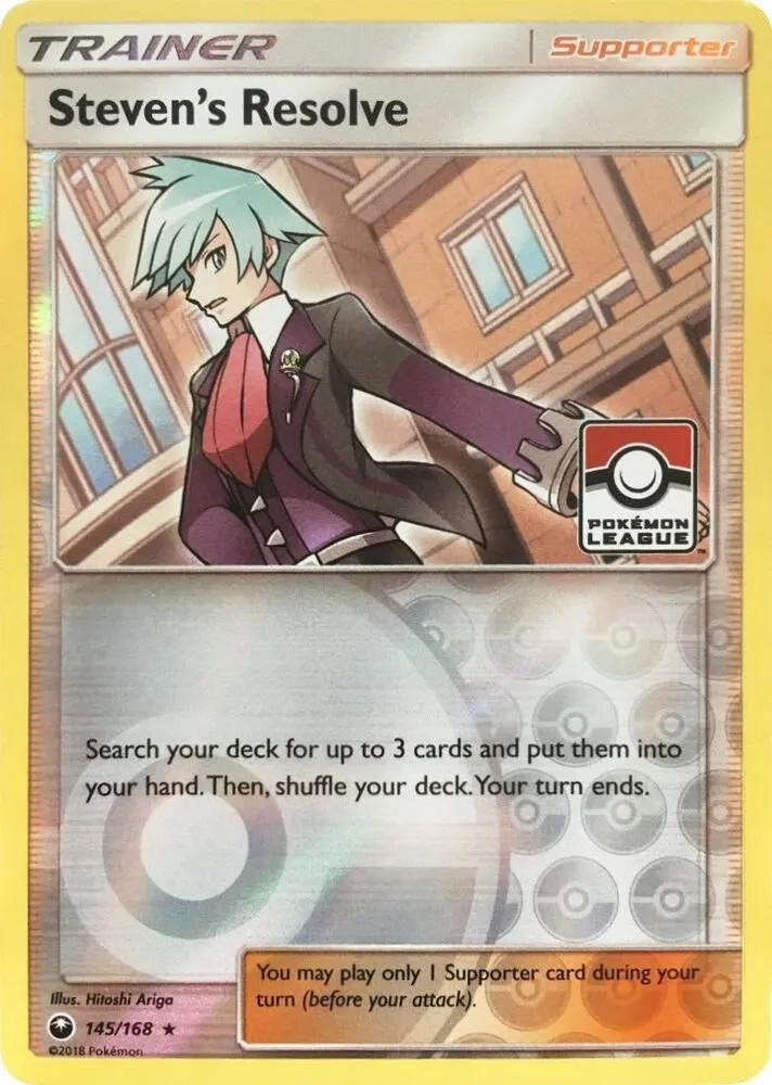 Steven's Resolve — League & Championship Cards — Pokemon