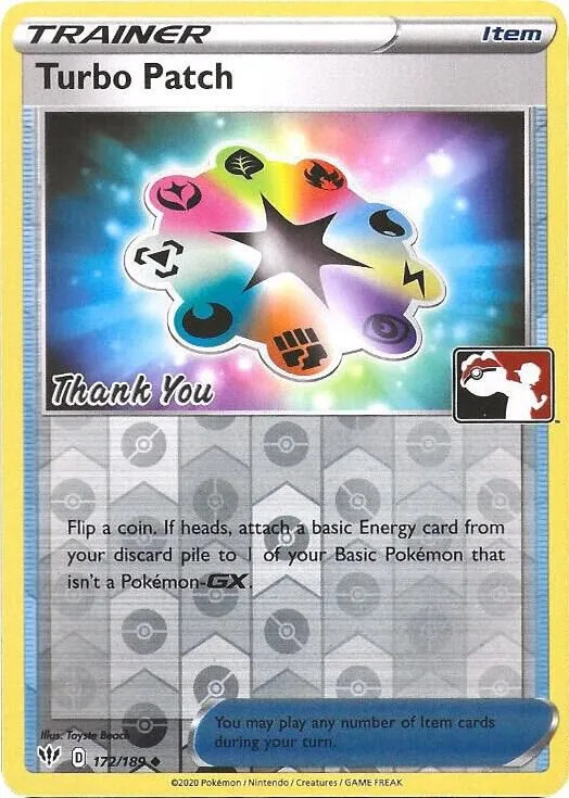 Turbo Patch — League & Championship Cards — Pokemon