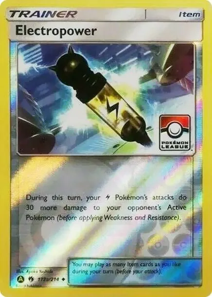 Electropower - 172a/214 — League & Championship Cards — Pokémon