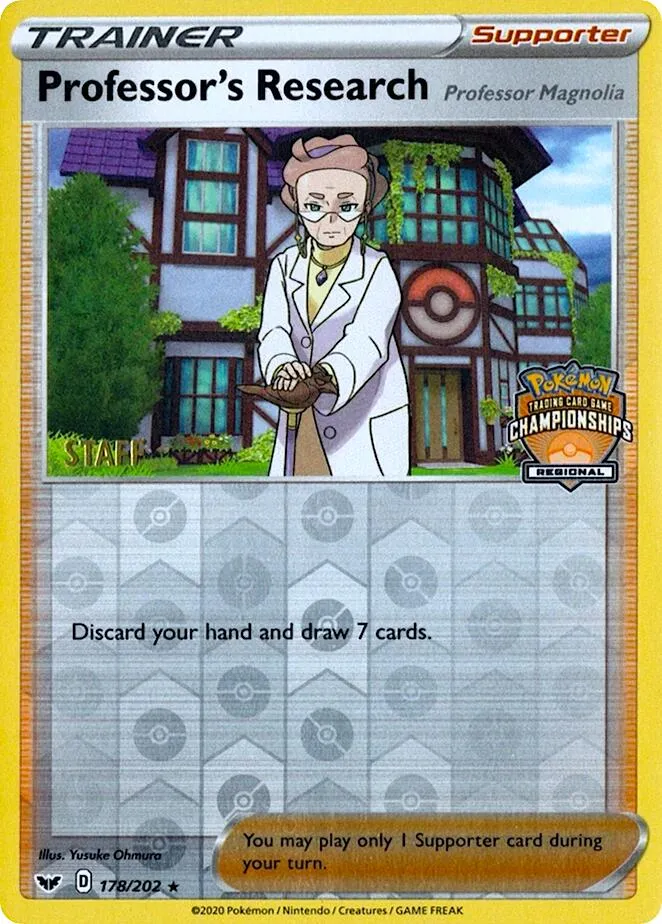 Professor's Research — League & Championship Cards — Pokemon