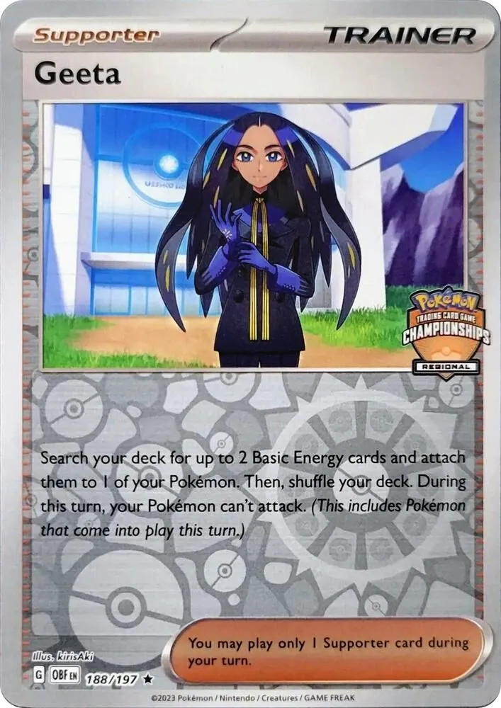 Geeta — League & Championship Cards — Pokemon
