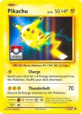 Pikachu — League & Championship Cards — Pokemon