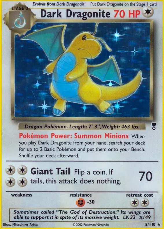 Dracolosse obscur — Legendary Collection — Pokemon