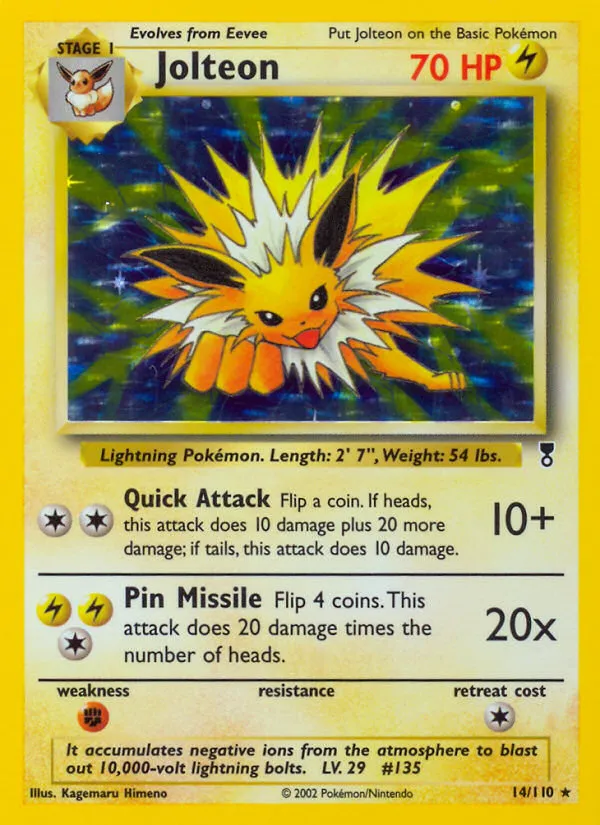 Jolteon — Legendary Collection — Pokemon