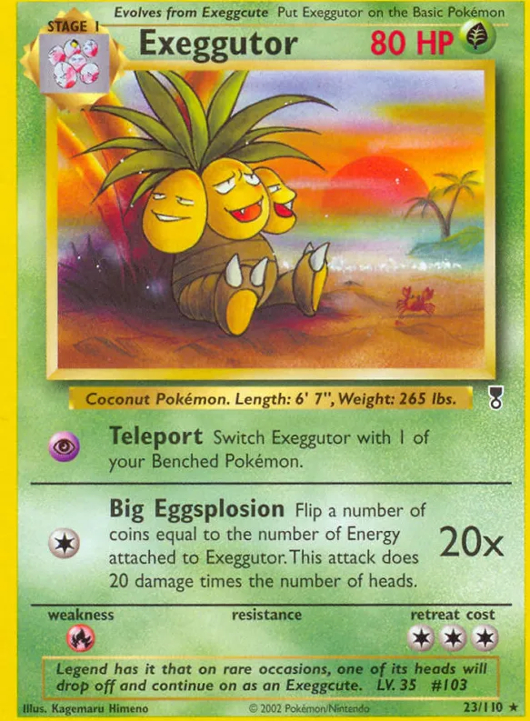 Exeggutor — Legendary Collection — Pokémon