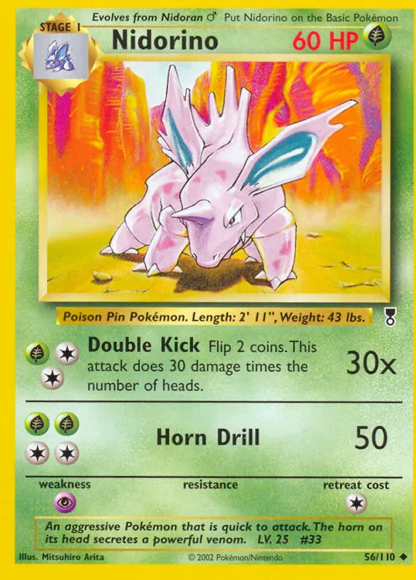 Nidorino — Legendary Collection — Pokemon
