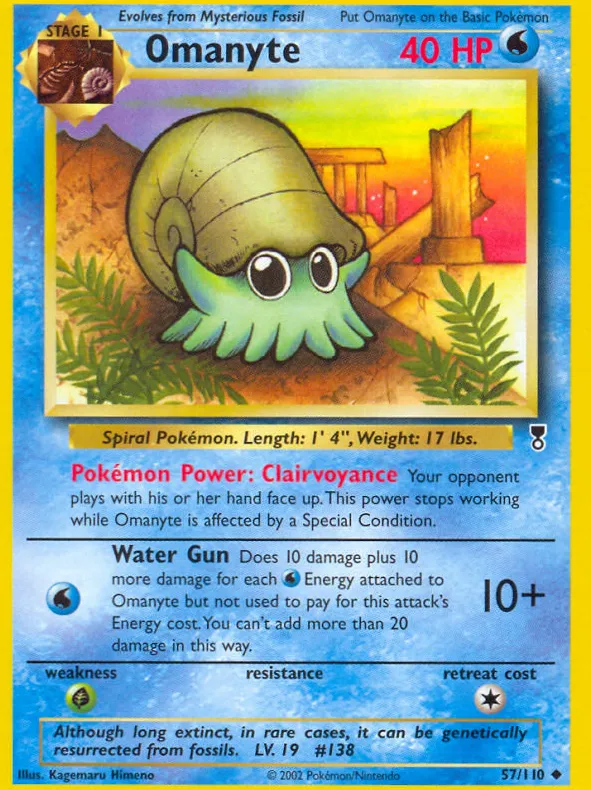 Omanyte — Legendary Collection — Pokémon