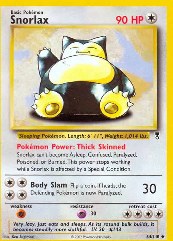 Ronflex — Legendary Collection — Pokemon