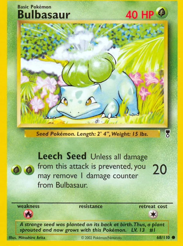 Bulbasaur — Legendary Collection — Pokemon