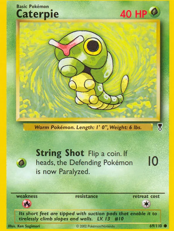 Chenipan — Legendary Collection — Pokemon