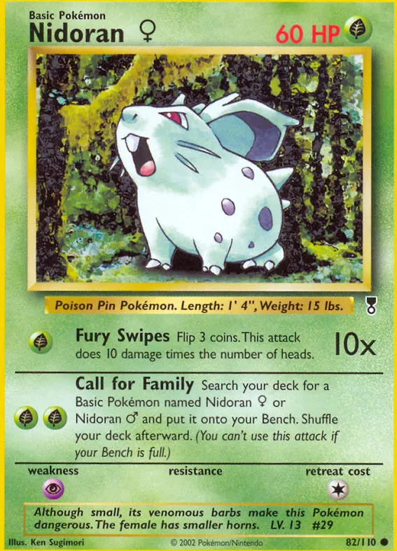 Nidoran F — Legendary Collection — Pokémon