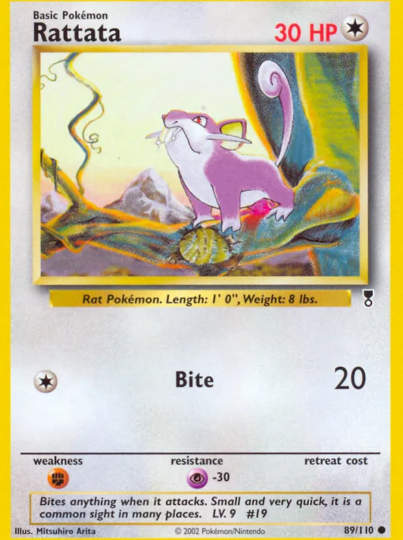 Rattata Lv.9 — Legendary Collection — Pokémon
