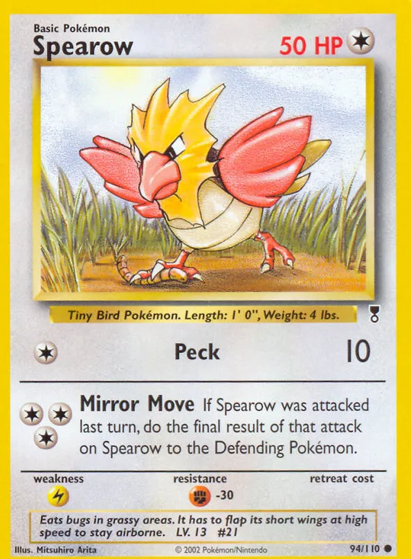 Piafabec — Legendary Collection — Pokemon