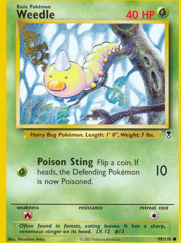 Weedle — Legendary Collection — Pokemon
