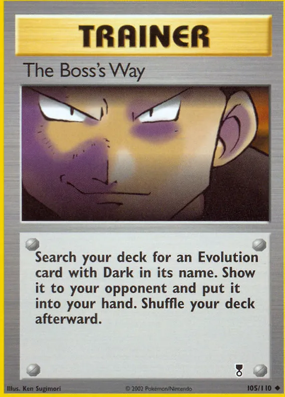 The Boss's Way — Legendary Collection — Pokemon