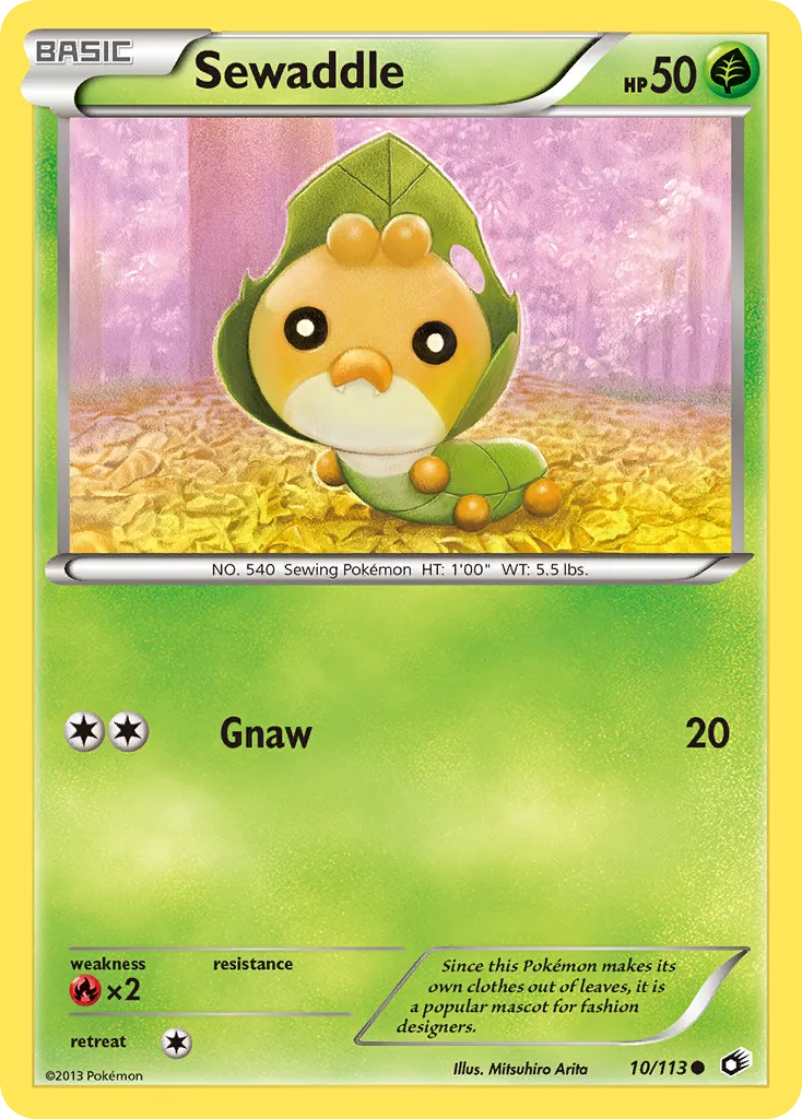 Larveyette — Legendary Treasures — Pokemon