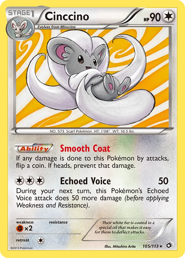 Cinccino — Legendary Treasures — Pokemon