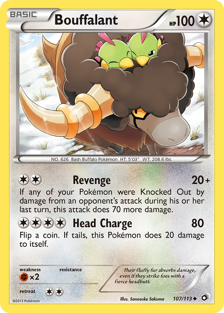 Bouffalant — Legendary Treasures — Pokémon