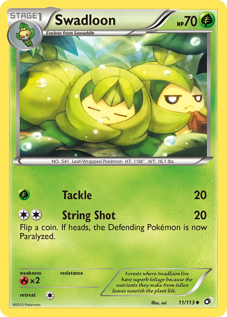 Swadloon — Legendary Treasures — Pokemon