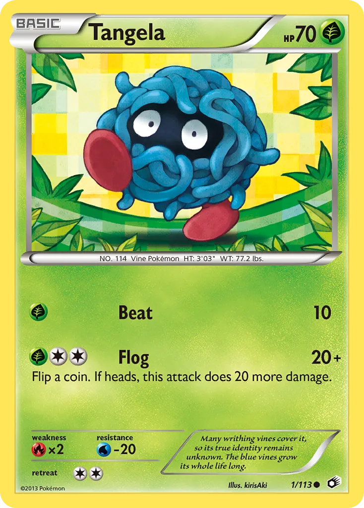 Tangela — Legendary Treasures — Pokemon