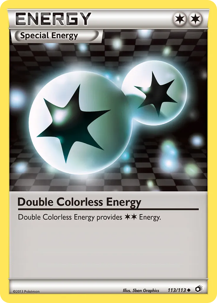 Double Énergie Incolore — Legendary Treasures — Pokemon