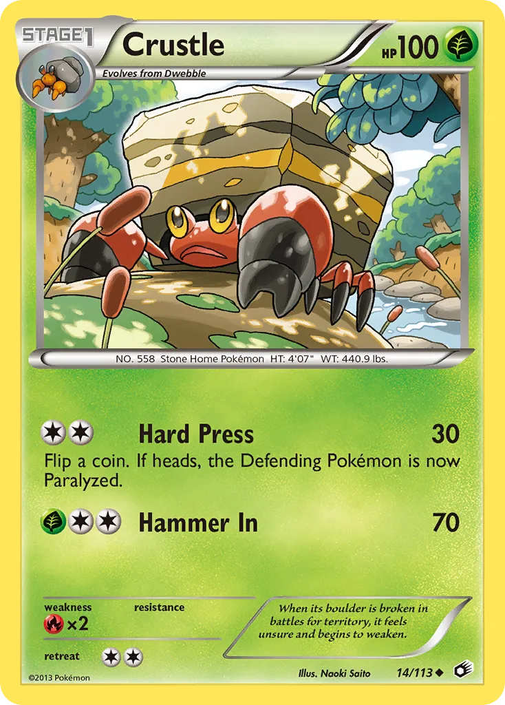 Crustle — Legendary Treasures — Pokemon