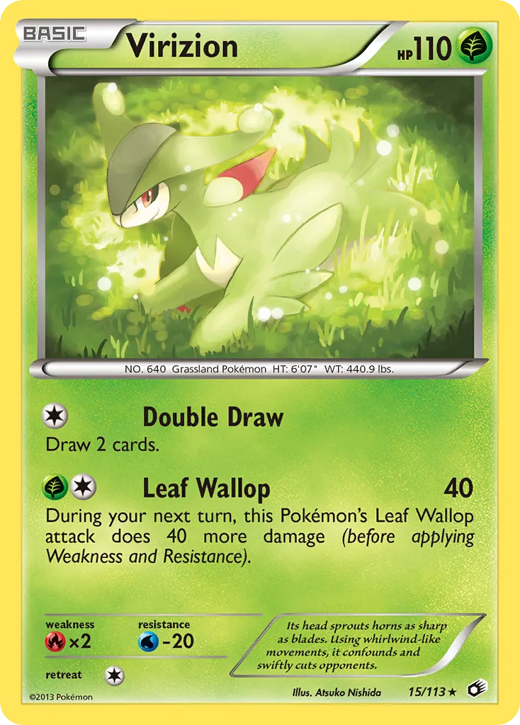 Virizion — Legendary Treasures — Pokemon