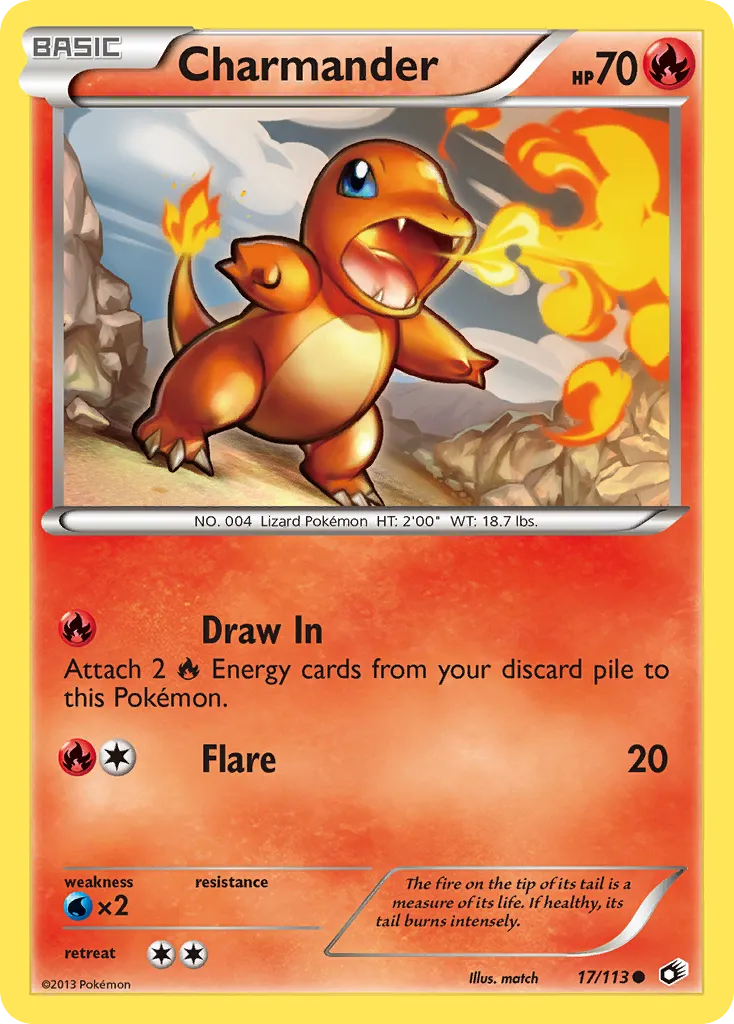 Charmander — Legendary Treasures — Pokemon