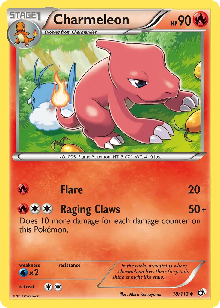 Charmeleon — Legendary Treasures — Pokémon