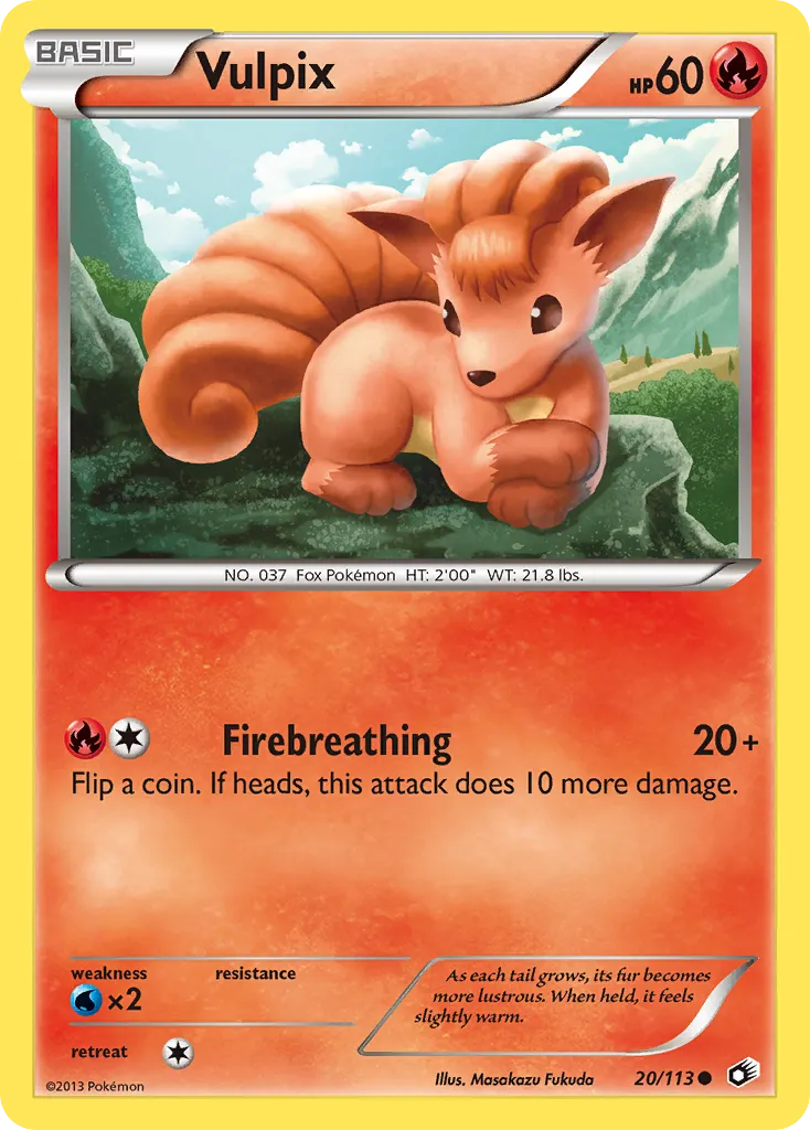Vulpix — Legendary Treasures — Pokemon