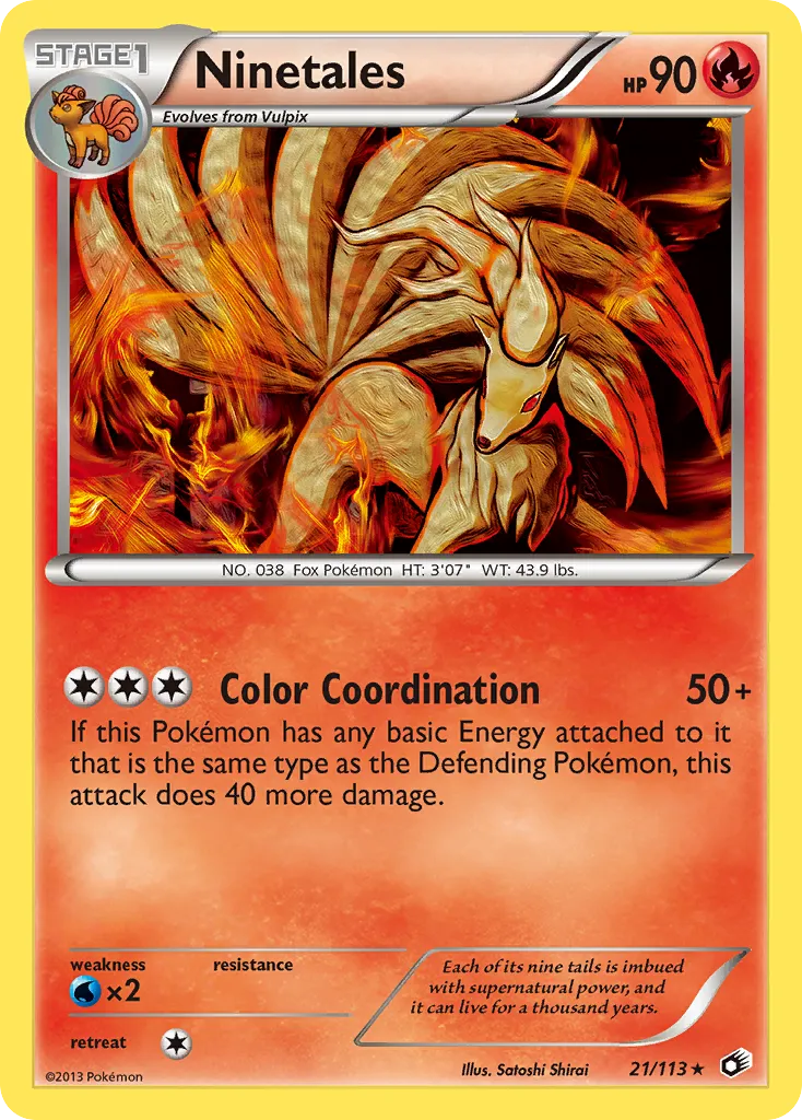 Ninetales — Legendary Treasures — Pokemon