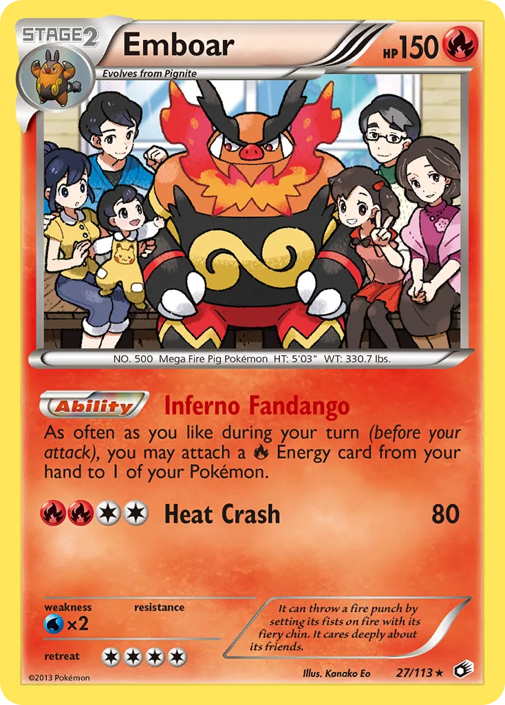Emboar — Legendary Treasures — Pokemon