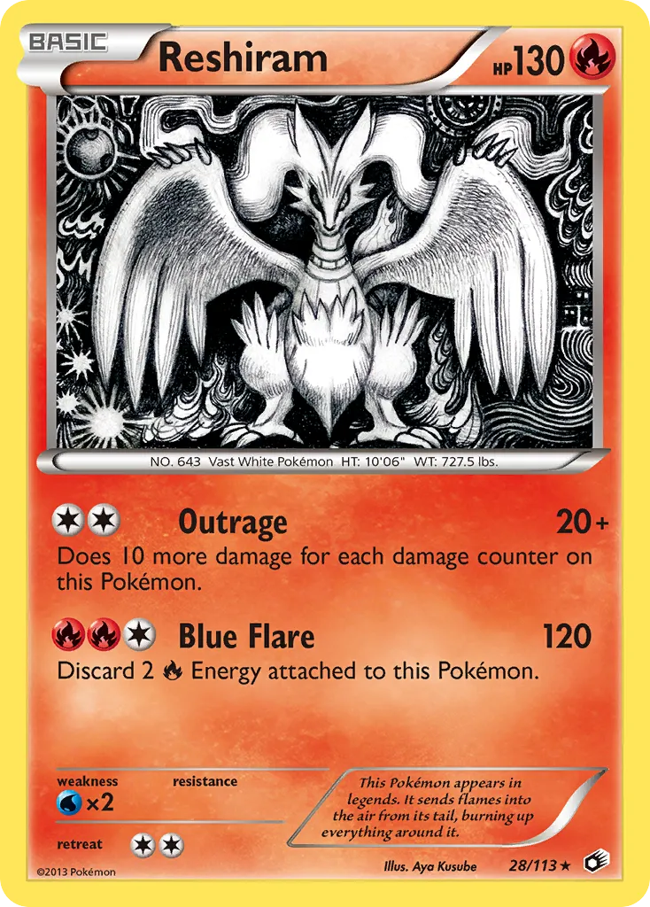 Reshiram — Legendary Treasures — Pokémon