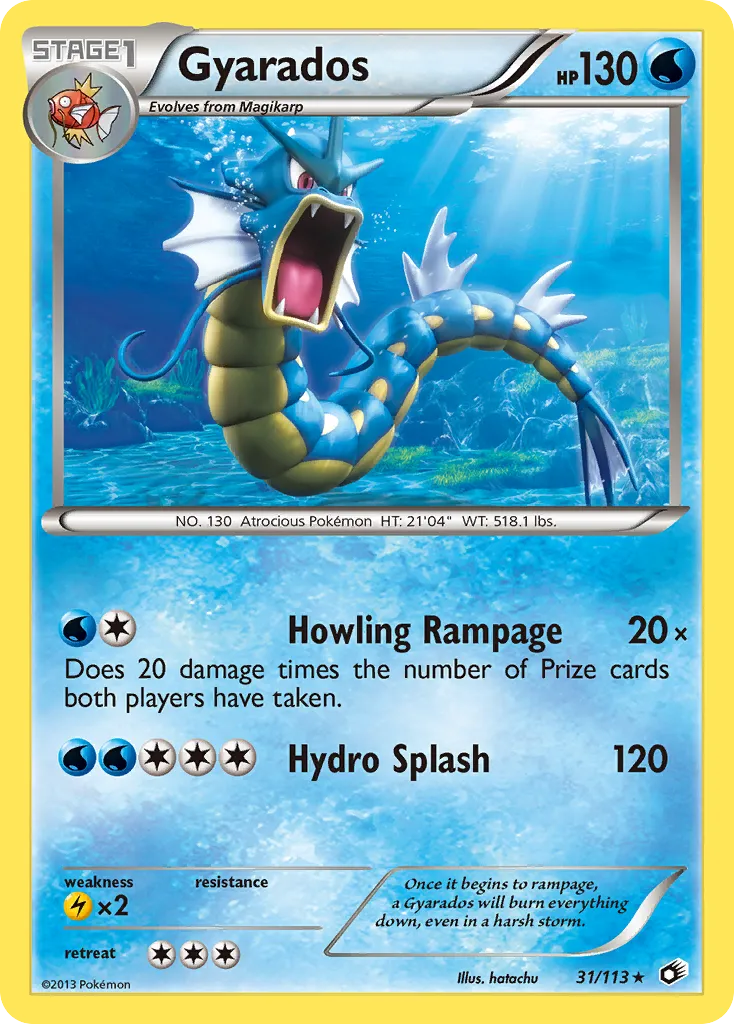 Gyarados — Legendary Treasures — Pokemon