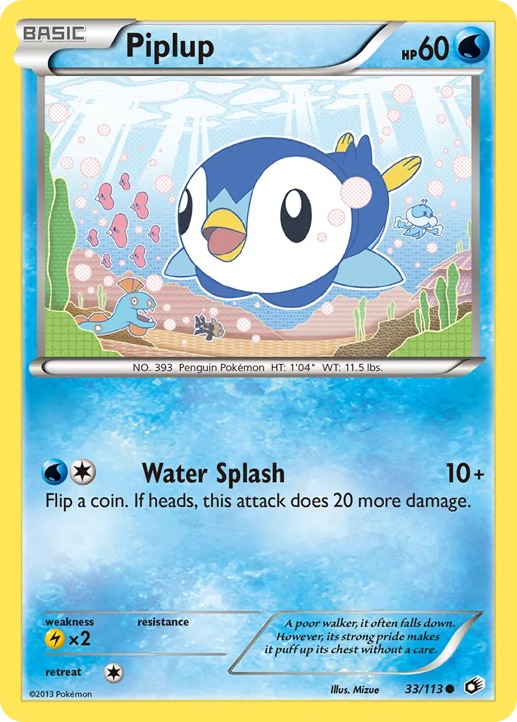 Piplup — Legendary Treasures — Pokemon