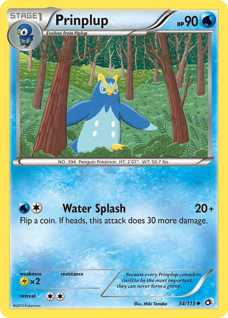 Prinplup from Legendary Treasures - Pokemon