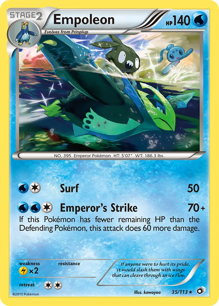 Empoleon — Legendary Treasures — Pokemon