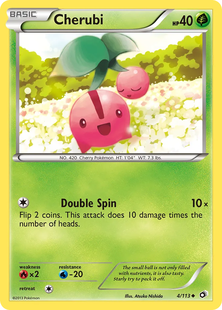 Cherubi — Legendary Treasures — Pokemon