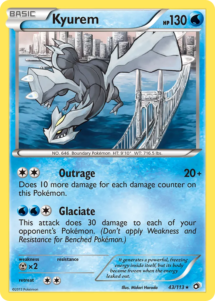 Kyurem — Legendary Treasures — Pokemon