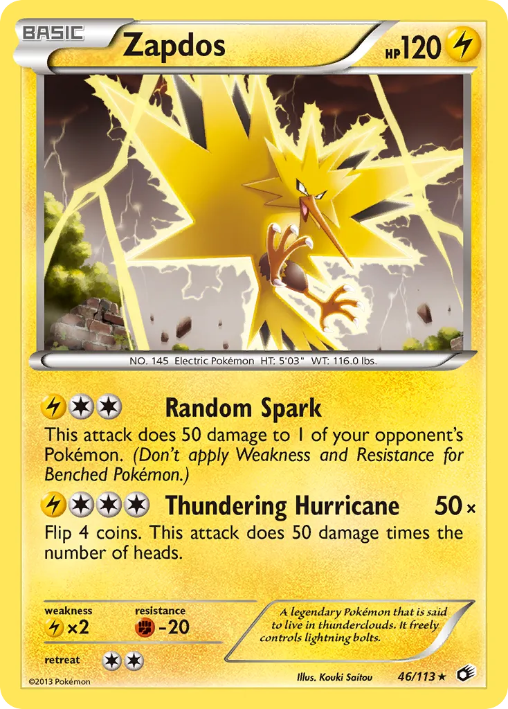 Zapdos — Legendary Treasures — Pokemon