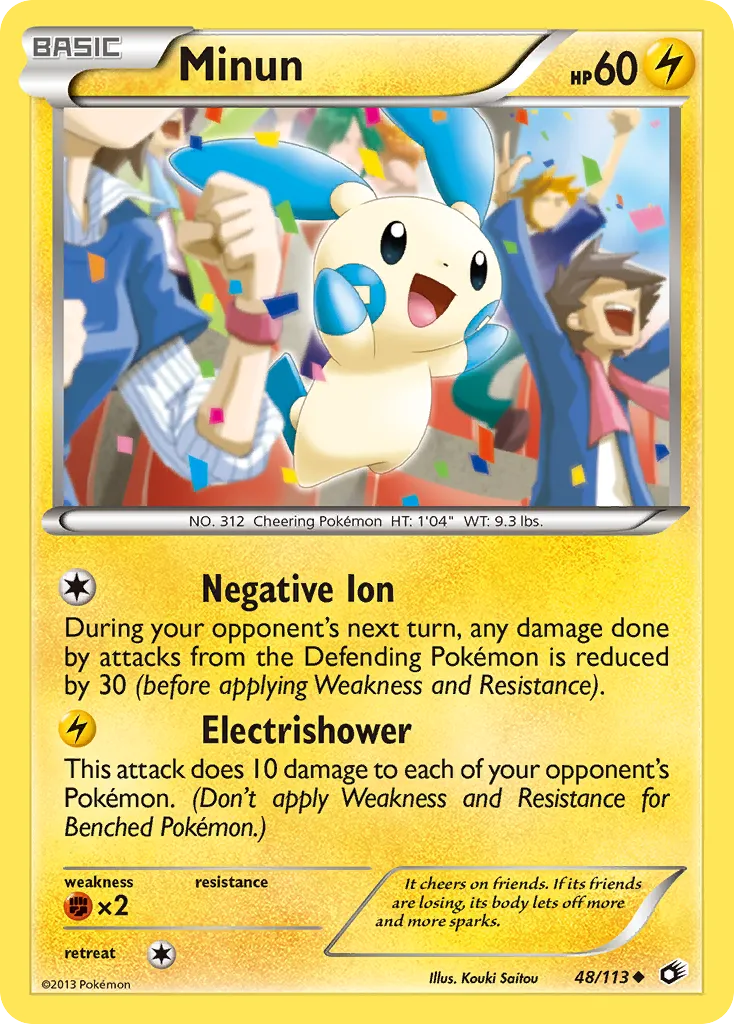 Minun — Legendary Treasures — Pokemon