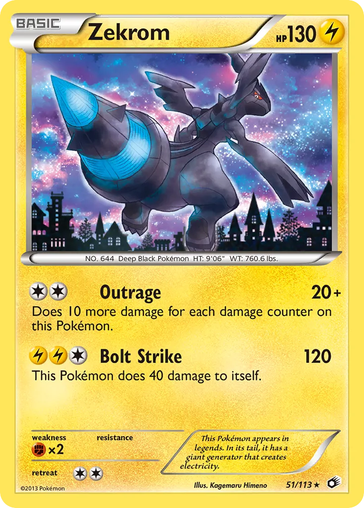 Zekrom — Legendary Treasures — Pokemon